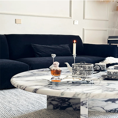 modern marble coffee table for home