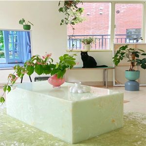 Green Onyx coffee table of home