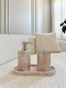 Custom Oval Marble Tray