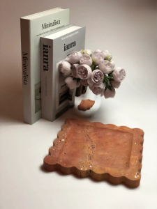 Wholesale Scalloped Travertine Tray