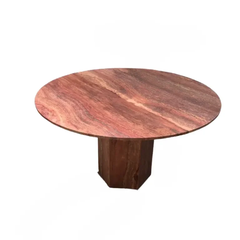 red-travertine-dining-tables