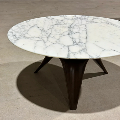round marble top coffee table