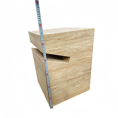 Travertine Side Tables Of Square