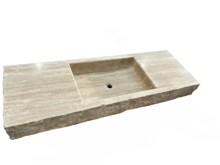 60 single travertine vanity top