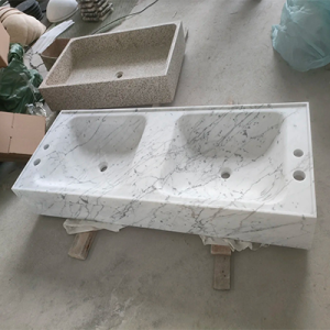 wall mounted marble sink